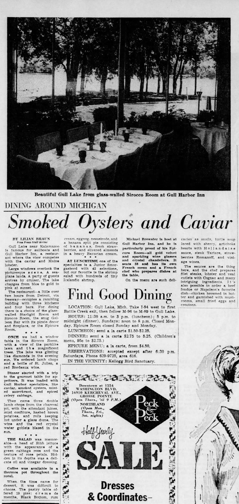 Gull Harbor Inn - July 11 1965 Article (newer photo)